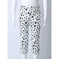 thumbnail image 3 of Summer Kids Girls Printed Capri Cropped Leggings Children Milk Silk Stretchy Shorts, 3 of 9
