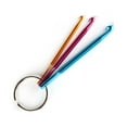 thumbnail image 3 of GOOHOCHY  3 Pcs Crotchet Mini Keychain Crochet Aluminum Hooks, 3 of 8
