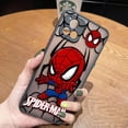 thumbnail image 3 of Matte Case for VIVO Y93 Y91C Y91 Y85 Y77 Y76 Y75 Y73 Y72 Y71 Y53 Y52S Y50 Y35 Y22 Y21 4G 5G Case Funda Marvel Spider-Man Combo, 3 of 5