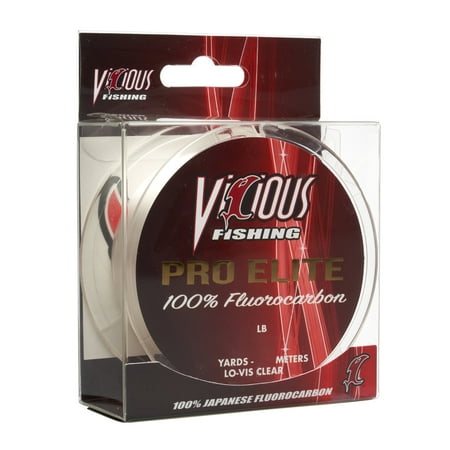 UPC: 0876152007071 | Vicious Pro Elite 100% Japanese Fluorocarbon – 200 Yards