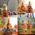thumbnail image 4 of Esho 1/2Pcs Thanksgiving Fall Harvest Scarecrow Ornaments Halloween Dwarf Doll Home Party Decoration, 4 of 4
