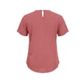 thumbnail image 5 of Admvng Women's Striped T-Shirt Crew Neck Short Sleeve Casual Solid Basic Tee Tops, 5 of 7