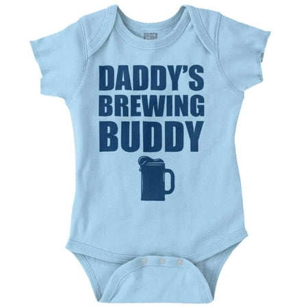 

Daddy s Buddy Cute Father Son Time Newborn Baby Boy Girl Romper Brisco Brands