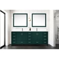 thumbnail image 4 of Solid Wood Green Double Vanity, 84 in. Wide | Create an Organized Bathroom Space | Benefit from Pre - Drilled Countertop, 4 of 7