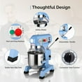thumbnail image 4 of Ktaxon 10QT Stand Mixer,  550W  3-Speed Electric Mixer for kitchen with Timer, Stainless Steel Bowl, Blue, 4 of 8