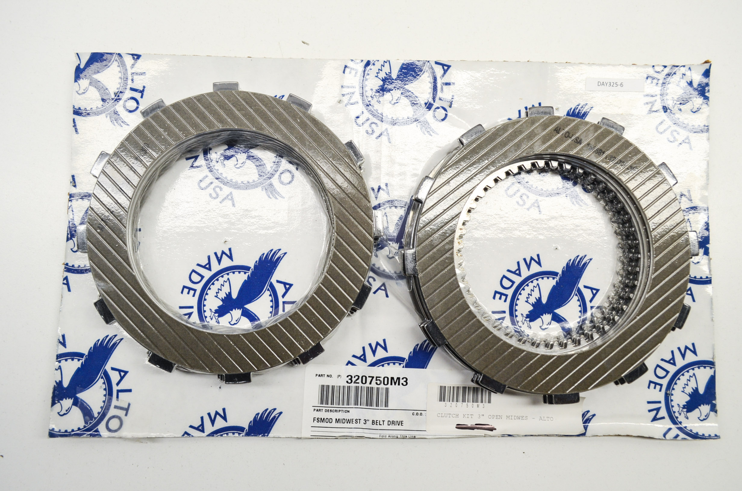 Alto 320750M3 Clutch Plate Kit NOS