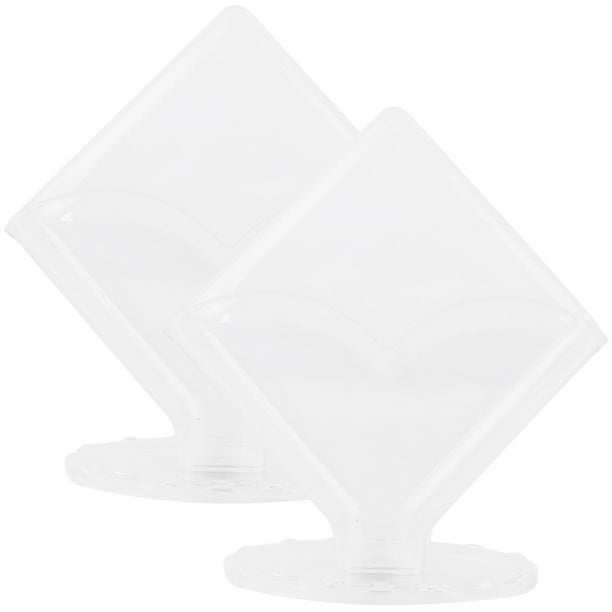 2 servilleteros acrílicos de sobremesa, dispensador de pañuelos de papel acrílico transparente.