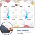 thumbnail image 6 of Mouse Pad, 2024 Calendar Mouse Pads, Cute Square Mouse Mat Waterproof Non-Slip Rubber Base Computer Mousepad for Desk Home Office Laptop, Abstract Leaf Calendar, 6 of 6