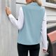 thumbnail image 5 of Neewe Women's Polar Fleece Zip Vest Lapel Collar Outerwear Warm Sleeveless Coat Vest for Fall and Winter, 5 of 8