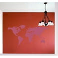 thumbnail image 4 of World Map Wall Art Earth Atlas Decal Sticker, 4 of 4