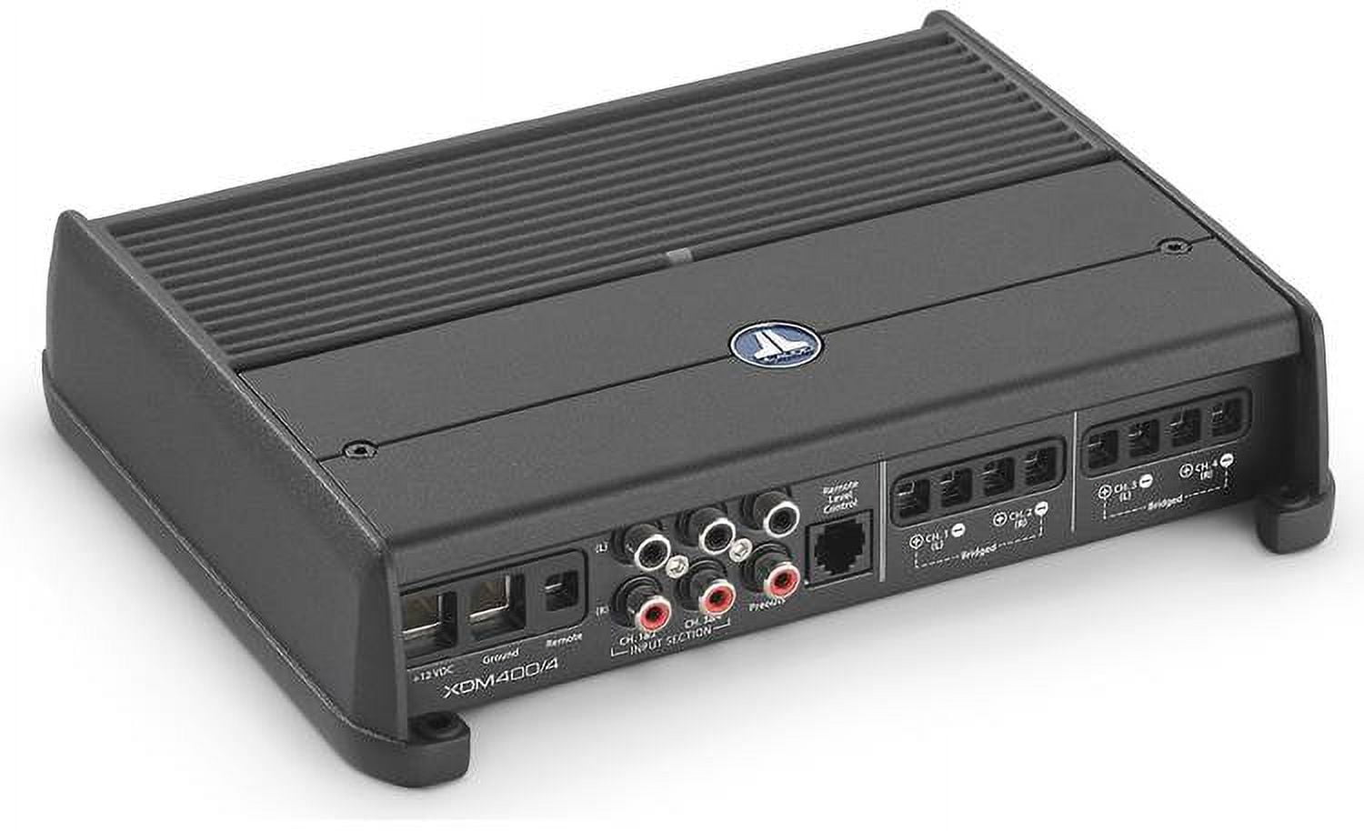 JL Audio XDM400/4 4-channel car/marine amplifier — 75 watts RMS x 4