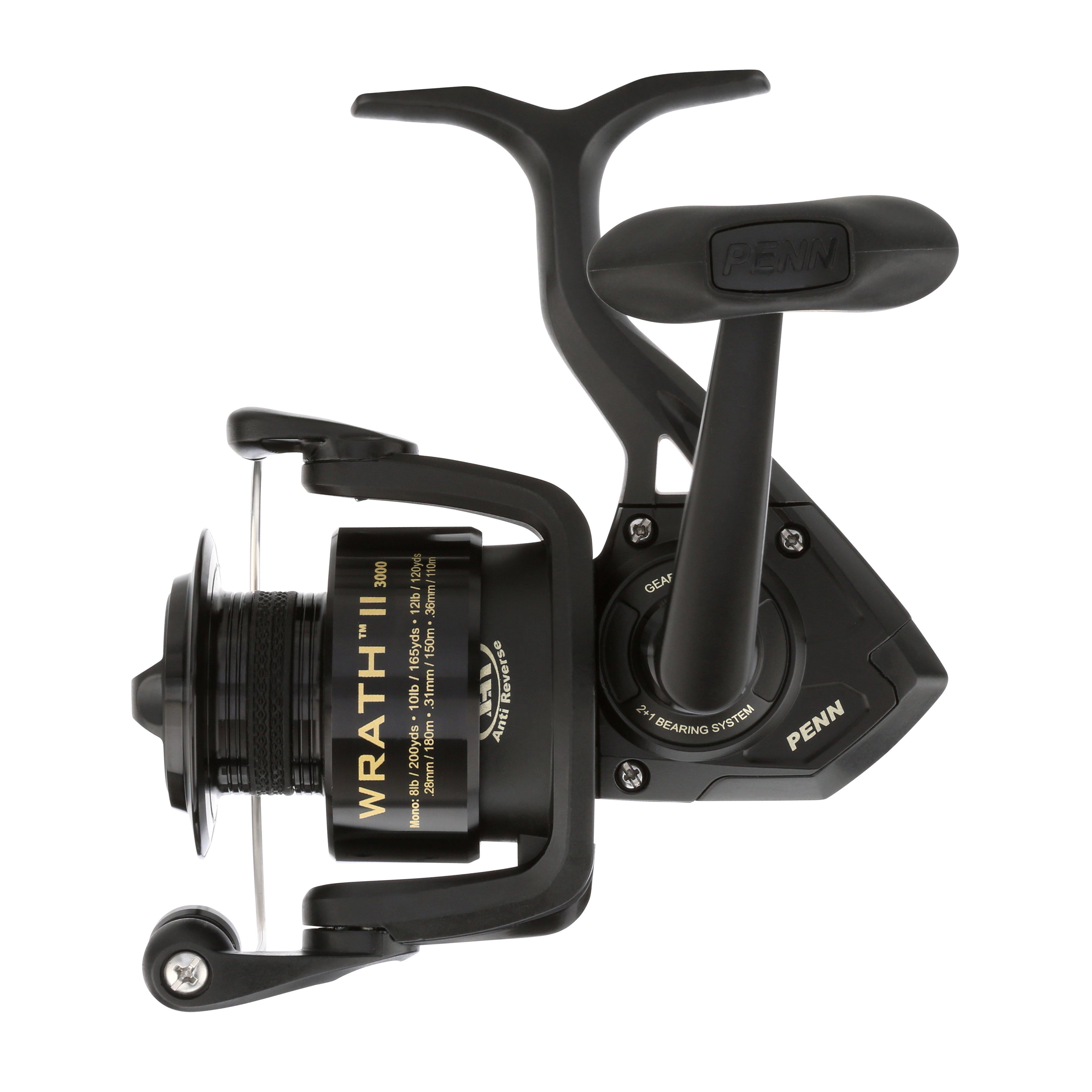 PENN Wrath II Spinning Fishing Reel, 3000 Size Reel