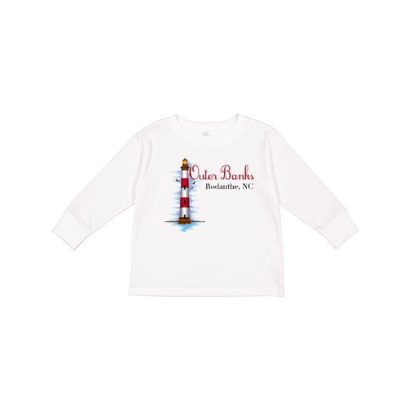 Inktastic Outer Banks Rodanthe NC Boys or Girls Long Sleeve Toddler T-Shirt