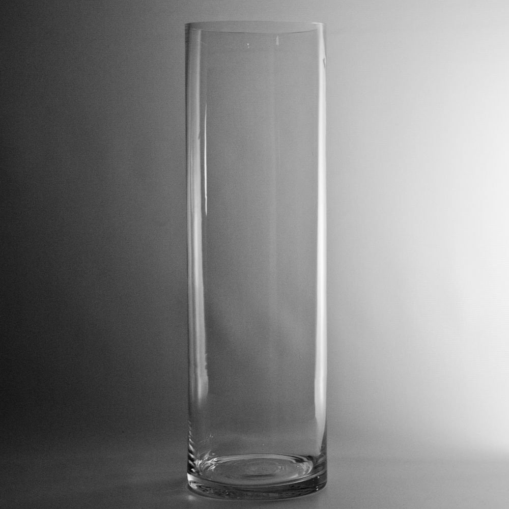 4 D Clear Cylinder Glass Vase Candle Holder Wholesale Lot 4 X20