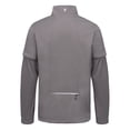 thumbnail image 6 of Little Donkey Andy Men's Softshell Jacket - Lightweight, Waterproof, Detachable Sleeves for Golf, Hiking, Cycling, and Running Gray 2XL, 6 of 7