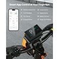 thumbnail image 6 of VEVOR Electric Scooter, 500W Motor, 10-Inch Tires, 24 MPH Top Speed, 25 Miles Range, Folding E-Scooter for Adults with Dual Braking, Dual Suspension & App, Max Load 330 lbs, Foldable for Commuting, 6 of 9
