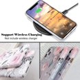 thumbnail image 4 of Compatible with iPhone 12 Pro Max Case with Purple Floral and Gray Leaves for Girls Woman Leaves with Flowers Pattern Soft TPU Protective for iPhone 12 Pro Max-Pink Flowers, 4 of 5