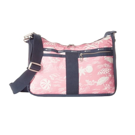 Lesportsac Deluxe Everyday Handbag Hawaiian Getaway Pink