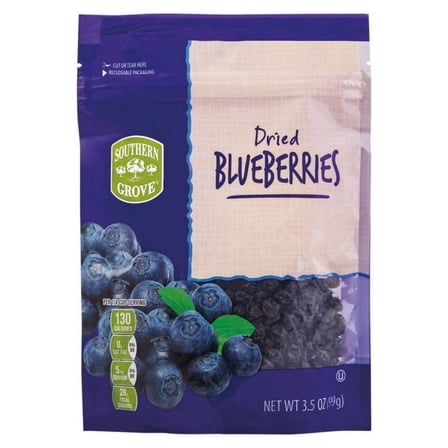 Southern Grove Dried Blueberries, 3.5 oz
