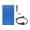 Blue, variant on M Buder HDD Enclosure 2.5-Inch / 6.35 cm 2TB Capacity 480Mbps Transfer Rate Aluminum Alloy with USB 2.0 Transmission for Windows Black