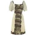 thumbnail image 7 of Vintage Leaning Tower of Pisa Photograph (1900) Dress prom dresses women's dresses luxury birthday dresses for women, 7 of 7