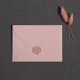 thumbnail image 5 of Un paquete de 5 (19 × 13 cm) sobres románticos de color rosa, sobres pequeños y exquisitos, frescos, sencillos, románticos, cartas de amor, paquetes de papelería, pegatinas con sello de cera para bod, 5 of 5