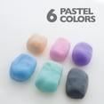thumbnail image 3 of BAZIC Air Dry Modeling Clay 6 Pastel Color 3 oz, Non Toxic, 4-Pack, 3 of 7