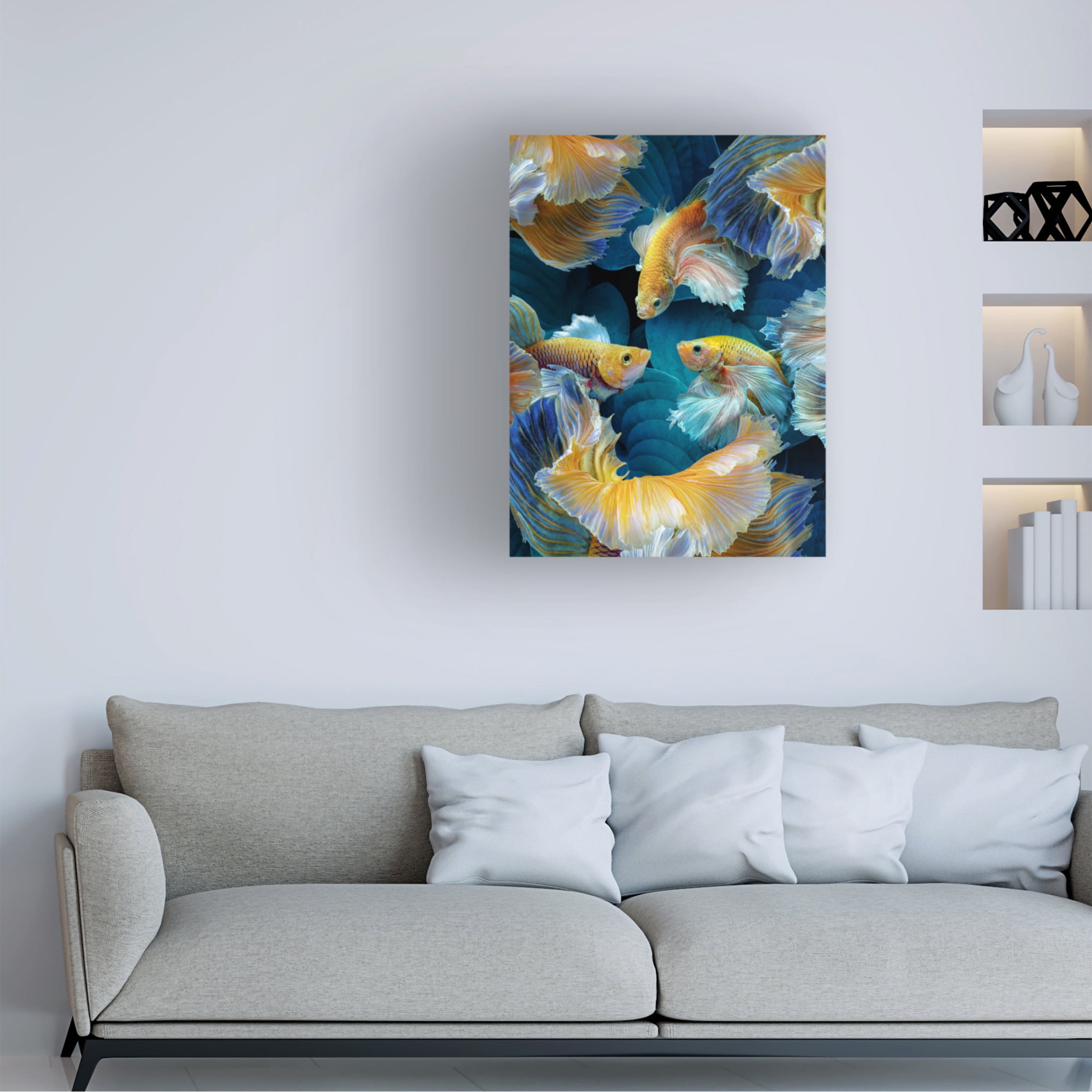 Trademark Fine Art Marcel Egger ColorFish Canvas Wall Art