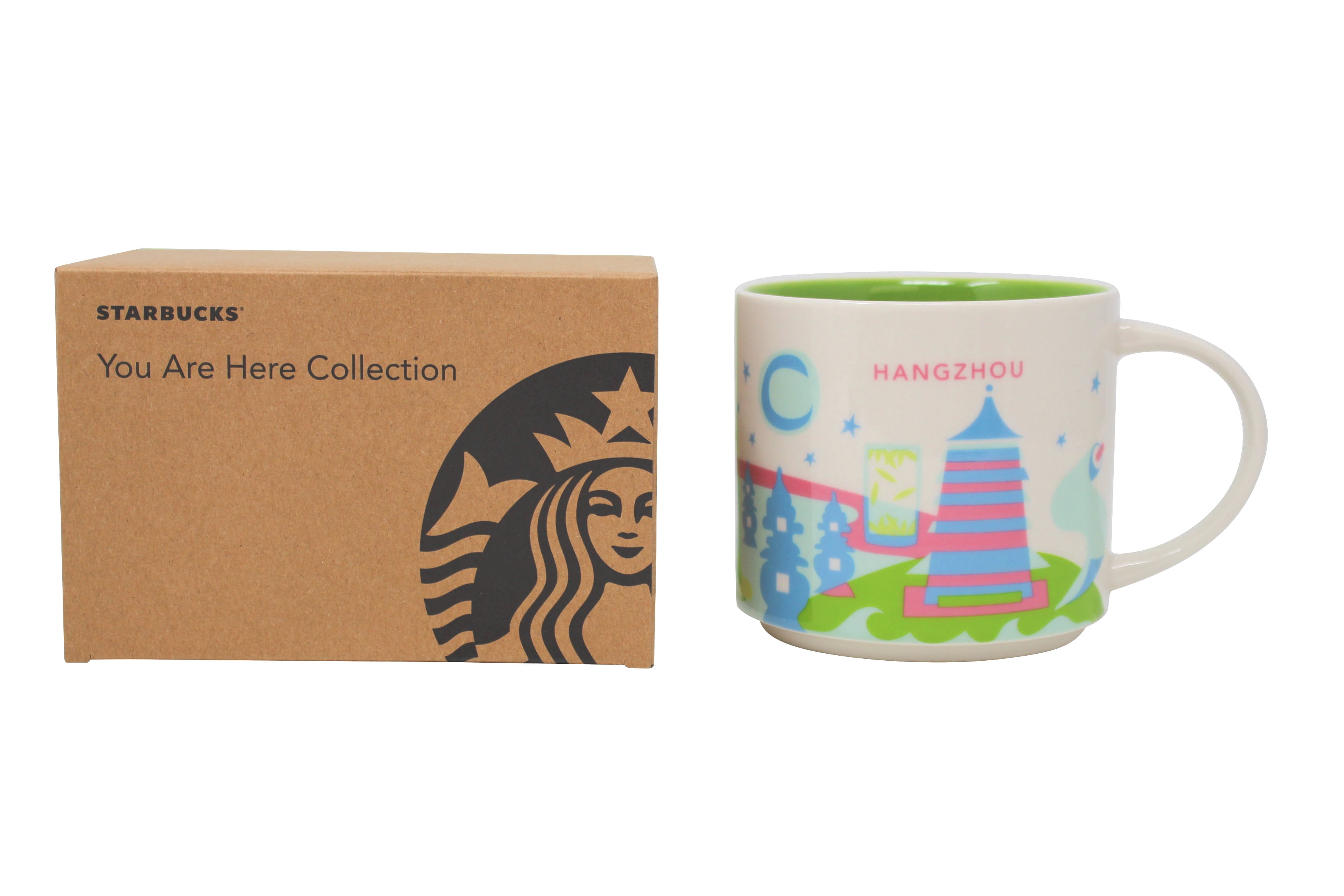 New In Box STARBUCKS MUG 14 OZ BEEN THERE You Are Here Series US &  INTERNATIONAL