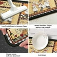 thumbnail image 4 of Fat Chef Kitchen Rugs Sets of 2, I Love Cooking Farmhouse Washable Anti Fatigue Kitchen Runner Mats for Floor, Non Slip Comfort Standing Holiday Decor Mat for Sink,Laundry,Office 17"x 47"+17"x 30", 4 of 7