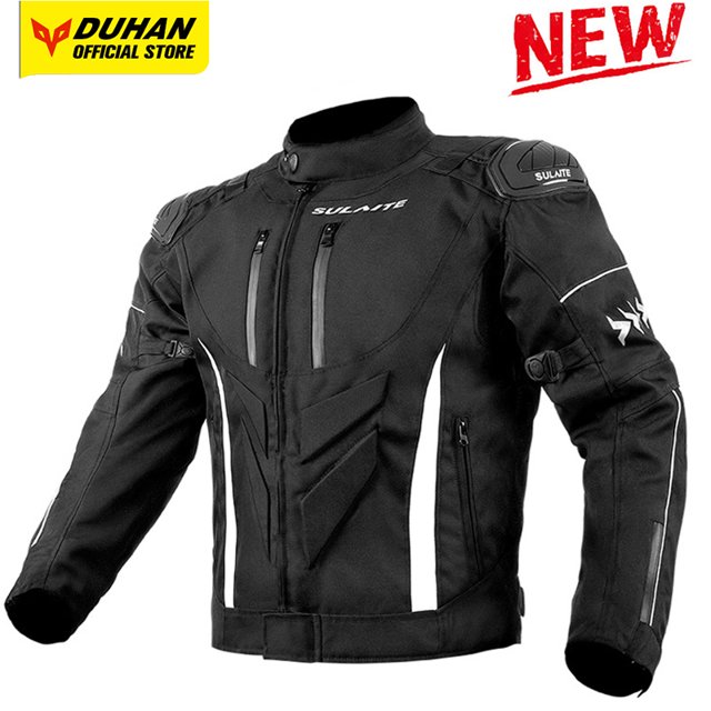 SULAITE-chaquetas de motocicleta impermeables para hombre, ropa de Rally de motocicleta a prueba de viento, forro interior cálido desmontable, equipo de ciclismo, Invierno