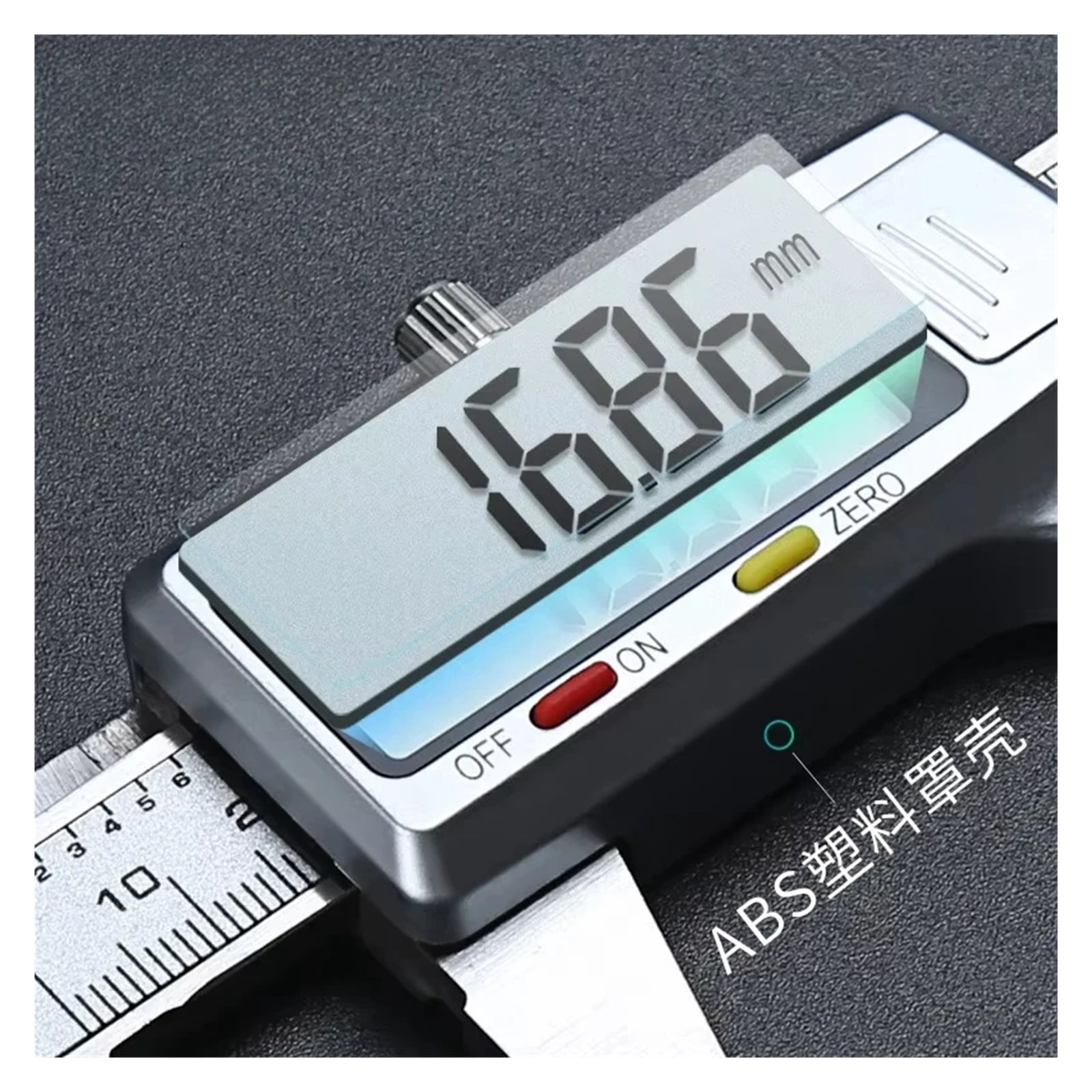 6 Inch 150mm Digital Vernier Caliper Stainless Steel Micrometer Measuring Tool Depth Ruler ,Precision Measuring