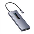 thumbnail image 1 of Concentrador USB-C 10 en 1 4K 60 Hz, Puerto USB-C A Ethernet, PD, 100 W, Ranura para Tarjeta SD/TF para Portátil y Tableta., 1 of 10