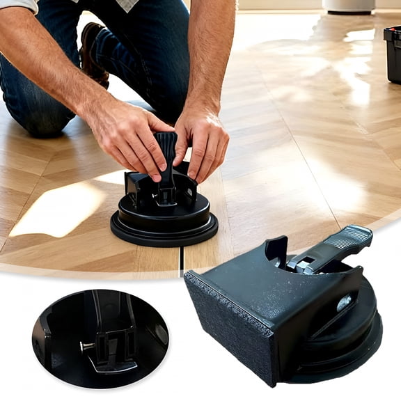 CURYMAY Laminate Floor Gap Fixer Tool with Enhanced Vacuum Suction Cup Plank Grabber Flooring Gap Fix Plank Repair Flooring Tool for Smooth Surface Floor Flooring Tools