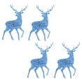 thumbnail image 2 of Billuyoard 4 Uds. Cubiertos de Navidad para mesa, cuchara, soporte para cubiertos, de tela para Festival, cubiertos de bolsillo, suministros para el Kits de decoración para fiestas Gris claro Billuyoard HA069002-02, 2 of 6