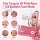thumbnail image 3 of Mascarilla facial de burbujas IREV, paquete de 10 burbujas de O2 con forma de rosa rosa, 3 of 9