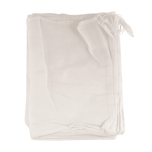 Whyan 20 Pieces Large Muslin Bags Cotton Drawstring Bags(8 X 12 Inches)