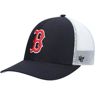 47 Men Boston Red Sox Black & White Mvp 47 Strapback Cap - OS