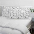 thumbnail image 4 of Gray Spring Floral Standard Size Pillow Cover,Pillowcase Protectors with Zipper,Breathable Decorative Throw Pillow Case Cover,Summer Botanical Floral Watercolor Pillow Shams for Couch Sofa 20x26Inch, 4 of 8