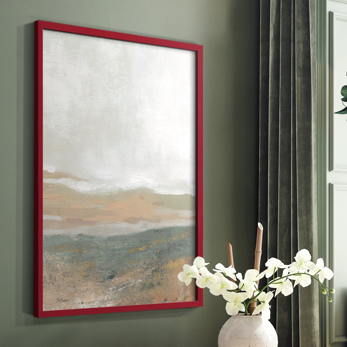 Earthy Textures in Paper Solid Wood 8 x 10 Framed Print