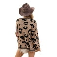 thumbnail image 4 of Garden Naked Leopard Color Block Button Down Sweater Cardigan, 4 of 4