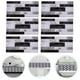 thumbnail image 2 of 27 piezas de azulejos de pared autoadhesivos, impermeables, despegables y pegables, para pared, para salpicadero, de vinilo, decorativos, de mármol, para sala de estar y baño, 2 of 8