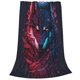 thumbnail image 2 of Fotbe Cool Wolf Head Manta de Franela Acolchonada con Estampado, Súper Suave y Esponjosa, Extra Grande para Sofá, Cama, Uso Todo el Año-50"x40", 2 of 7