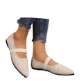 thumbnail image 2 of Fashion Pointed Toe Flat Slip On Casual Shoes With Rhinestone Comfortable Loafers, 2 of 6
