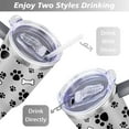 thumbnail image 5 of Gift for Dog Lovers Cute Dog Tumbler for Women - 40oz Dog Tumblers with Handle Straw and Lid Tumbler Cup Travel Coffee Mug, 5 of 7