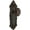 Timeless Bronze, variant on Grandeur Circulaire Door Knob with Grande Victorian Plate