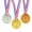 Assorted Color, variant on WEUVEB 9PCS Bronze Round Medals for Kids, Fun Behavior Reward Medals for Celebrations and School Achievements