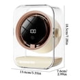 thumbnail image 3 of EGNMCR Fan, Ceiling Fan, Desk Fan, Portable Fan Smart Circulating Desktop Fan For Home And Office Use Portable Chargable Tabletop Fan 100 Gear Portable Fan Charging fan, 3 of 9