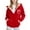 Red, variant on Lkhaha Essentials Girls Toddlers Jackets Heart Print Long Sleeve Hoodie Zip Up Warm Fleece Sherpa Lined Hooded Sweatshirt Kids Winter Trendy Coat