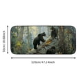 thumbnail image 5 of ONETECH Bears Forest Fallen Log Floor Mat Rug for Home Entrance Outside Entry 19.68*47.24 in, 5 of 6